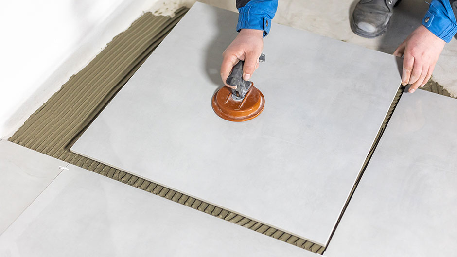 Fliesenverlegung innen